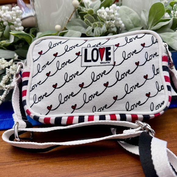 Brighton Handbags - Brighton Love Print Crossbody Bag